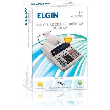 Imagem de Calculadora De Mesa Com Bobina 14 Dígitos Mb7142 1 Un Elgin