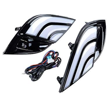 Imagem de Astra Depot Compatível com 2018 '18-'20 Toyota Camry SE XSE LED Xenon Branco Farol de Neblina DRL Função Dupla Luz de Seta Âmbar