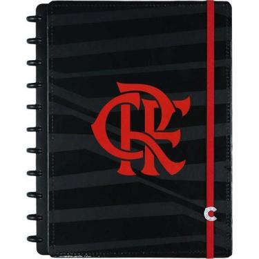 Imagem de Caderno Inteligente Grande Flamengo Rubro Negro 80
