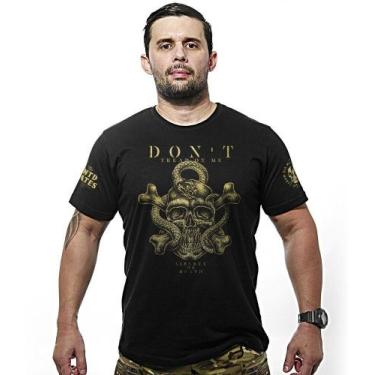 Imagem de Camiseta Militar Don't Tread On Me Gold Line - Team Six