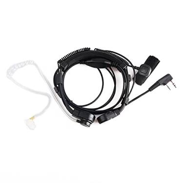Imagem de Fone de ouvido de substituição para microfone de garganta para Baofeng UV5R 888S UV82 UV-B6 UV8D