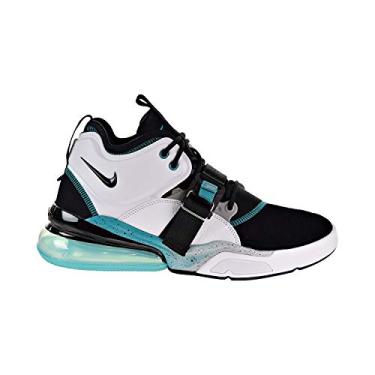 Imagem de Nike Tênis Masculino Air Force 270 Utilitário de Couro de Cano Alto com Cadarço, Branco, 41 BR