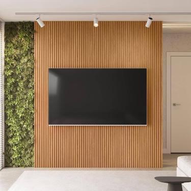 Imagem de Painel Decorativo Ripado Para Parede Mahalo 220X250 Mdp Nature G77