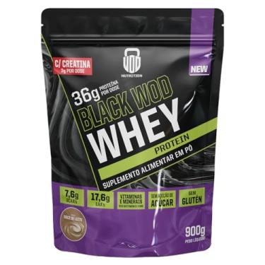 Imagem de Whey Com 3g Creatina por dose Black Wod Whey C/Creatina Doce de Leite 900g Wod Nutrition