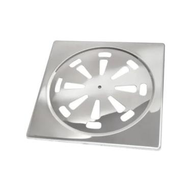 Imagem de FLVX HIDRO, RALO TAMPA QUADRADA GRELHA 15X15 INOX 201 LAVABOS E BANHEIRO