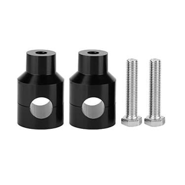 Imagem de Modificação Motocicleta Em Liga de Alumínio do Elevador do Guiador de 25 Mm para Uma Condução Confortável (Preto)