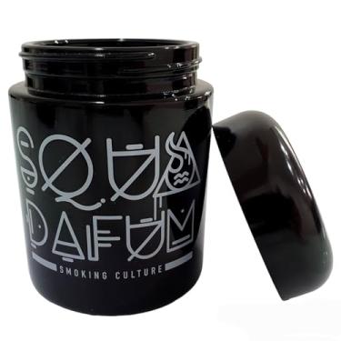 Imagem de SQUADAFUM - Pote de Vidro Quartzo Ultra Violeta - 250ml - 10cm de altura - Estilo Minimalista