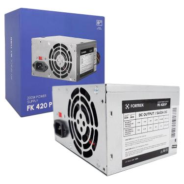 Imagem de Fonte ATX Fortrek FK420P, 200W Reais (Pico 450W Máx.), Bivolt Manual