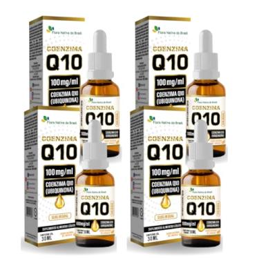 Imagem de Kit Com 04 - Coenzima Q10 (100mg) 30ml Sabor Laranja Flora Nativa
