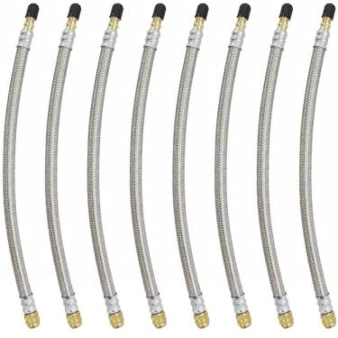 Imagem de 8 Prolongador Extensão Flexível Malha de Aço 270mm Bico De Roda