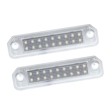 Imagem de Riloer Luz de placa de licença LED, luz de placa traseira de LED xenônio branco, conjunto de luz de placa de carro LED, compatível com Honda Civic EJ EG EK EK3 CR-X Integra Del Sol Trunk 1993-1997