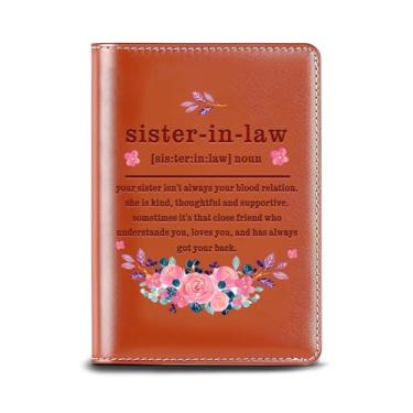 Imagem de Caderno pautado com definição de irmã, caderno de couro da amizade, presente de melhor amiga, presentes de agradecimento para irmã (definição de cunhada)