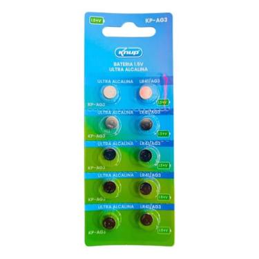 Imagem de Bateria Ultra Alcalina Lr41 -ag3 1,5v Knup Blister C/10 Unid