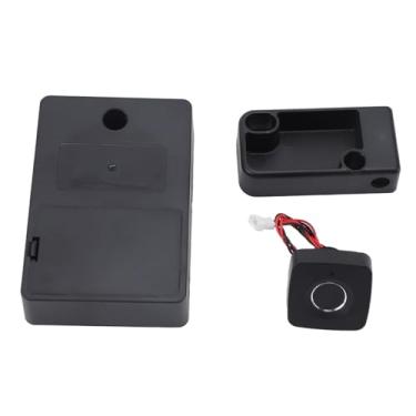 Imagem de Fechadura Biométrica de Armário Com Impressão Digital, Fechadura de Gaveta Elétrica Sem Chave Com Recurso de Desbloqueio Rápido, Design de Segurança Infantil e Indicador de Cor