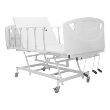 Imagem de Cama Com Ajuste De Altura Manual Para Idosos C/ Colchão D28 - Supra St