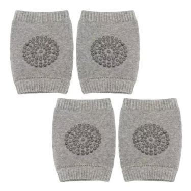 Imagem de Kit 2 Pares Joelheiras Antiderrapantes para Bebês - Buba