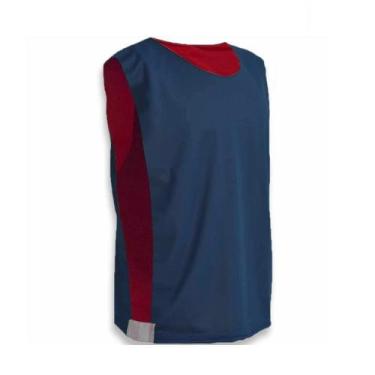 Imagem de Kit com 15 Coletes Esportivos Dupla Face TRB Azul Marinho e Vermelho, 