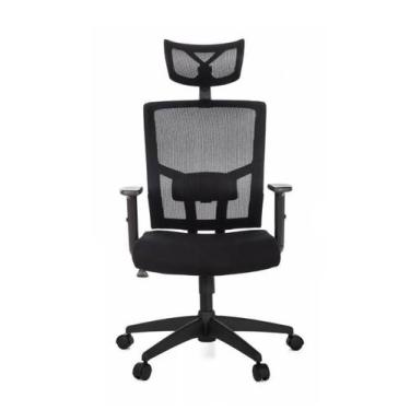 Imagem de Cadeira Para Escritório Presidente Giratória Ergonômica ANM312P - ANIM