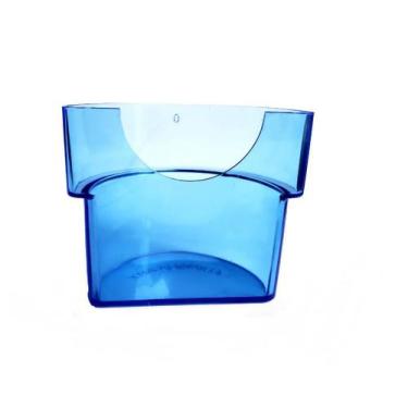 Imagem de Comedouro Meia Lua Base - Azul/Cristal/Ambar/Inquebravel- Animalplast 