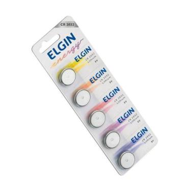 Imagem de Bateria cr2032 3v cartela com 5 elgin