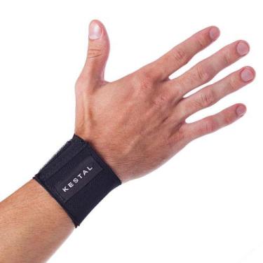 Imagem de Munhequeira Kestal Elástica Ajustável Preta