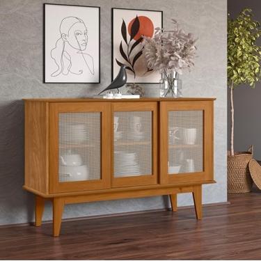 Imagem de Buffet Detroit 3 Portas De Correr Detalhe Com Tela (NATURE)