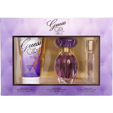 Imagem de Cx De Presente Feminino Guess Girl Belle Guess Eau De Toilette Spray 100 Ml + Loção Corporal 200 Ml + Eau De Toilette Spray 15 Ml