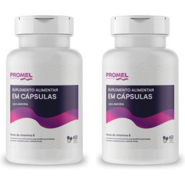 Imagem de kit 2un Amora 60 Cápsulas 510mg Promel