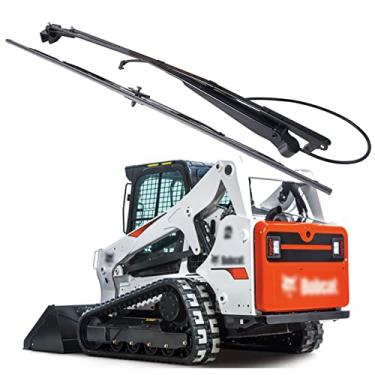 Imagem de MIKODA Kit de braço e limpador de para-brisa 7251263 7251264 compatível com carregador Bobcat T450 T550 T550 T590 T595 T630 T650 T740 T750 T770 T870 A770 S450 S450 510 S530 S550 S570 S590 S595 S630 S650 S740