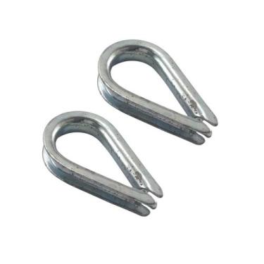 Imagem de 2x Olhal de Cabo de Aço 3/16 Guinchos Coluna, Guincho Prime - Menegott