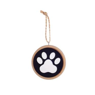 Imagem de Enfeite para Pendurar em MDF - Pet Lover - Patinha - 1 unidade - Cromu