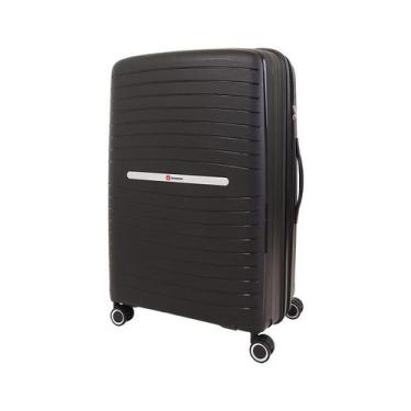 Imagem de Mala De Viagem Grande 32kg 4 Rodas Travelux Glarus G, Preto