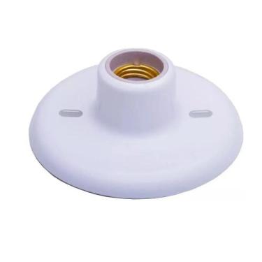 Imagem de Plafon suporte lampada bocal branco porcelana enerlux - DIVERSAS