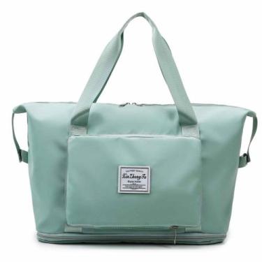 Imagem de Bolsa Viagem de Mão Mala de Bordo Grande Dobrável Expandível e Imperme