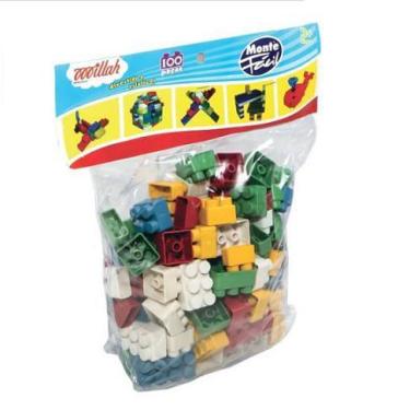 Imagem de Blocos de Montar Monte Fácil 100 peças - Millah