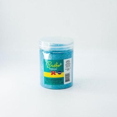 Imagem de Glitter para Balões Brilho Poliéster 100 g - Ref. 7082 - Azul Neon - 1