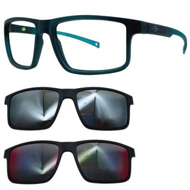 Imagem de Oculos Mormaii 6127 Swap 5 K04 Com 2 Clipons Red e Prata, Red, Prata