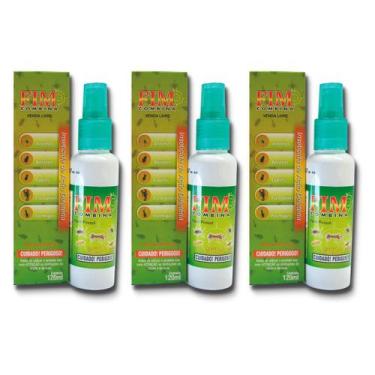 Imagem de Mata Formiga Aranha Barata Kit Spray 3 UN Fim Combina 120ml - RAWELL Q