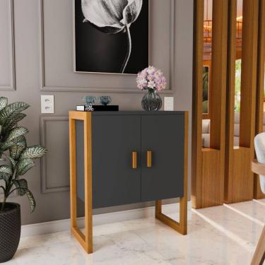 Imagem de Buffet para Sala de Jantar Diamond 2 Portas Cinza/Malbec