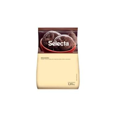 Imagem de Saborizante Sorvete Algemix Selecta Brigadeiro 1kg