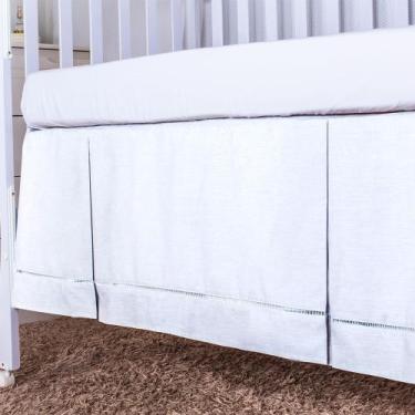 Imagem de Saia de Berço  Saia Padrão Americano  Saia Prega Macho - Bebê & Enxova