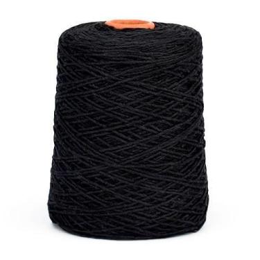 Imagem de Barbante EuroRoma Colorido nº04 600g, PRETO