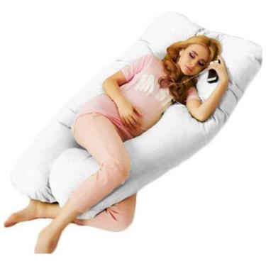 Imagem de Almofada Extra Grande P/grávida Dormir De Lado Envio Rápido - Happy Li