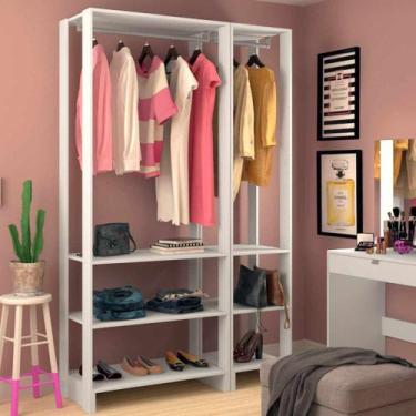 Imagem de Closet com 1 Cabideiro, e 6 Prateleiras EY101-105 Linha Yes Emovell, B