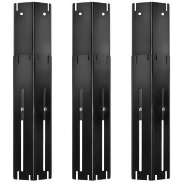 Imagem de Proteção universal de placa de calor ajustável GasSaf, estende de 29,9 cm até 53,6 cm de comprimento, tenda de calor de aço de porcelana para Brinkmann, Charbroil, Nexgrill e outras churrasqueiras a gás