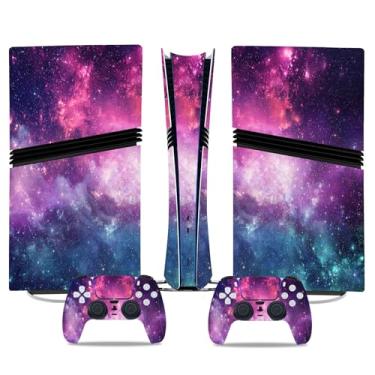 Imagem de Adesivo Skin para PS5 Pro Digital Edition, capa protetora de vinil para console e controle PS5 Pro (vermelho)