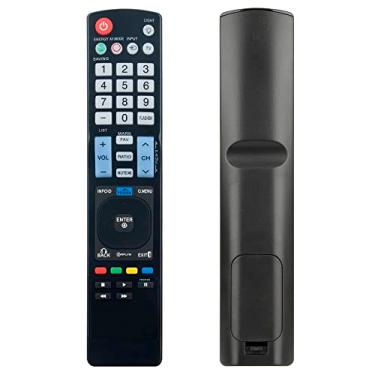 Imagem de AULCMEET AKB72914053 Novo controle remoto de substituição adequado para LG LCD TV 42PT250U 50PT250U 50PV550U 60PV550U 42PT350C 50PT350C 50PV450C 60PV450C 50PV450-UA 60PV450-UA 422 PT200 50PT200