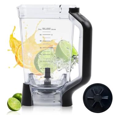 Imagem de HLCHZYL Jarra de reposição para liquidificador Ninja Blender Pitcher 2,041 g XL, substituição para Ninja Blender Pitcher BL610 BL610BRN BL710WM BL710WMC CO650B CT610 C0610B CT610C CT611C 2,041 g