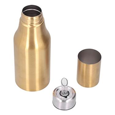 Imagem de Garrafa Dispensadora de Azeite, Garrafas de óleo para Cozinha Com Design Anti-gotejamento Distribuidor de Azeite de Aço 500ML Distribuidor de Azeite para Residências,
