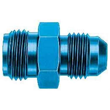 Imagem de Aeroquip Adaptador de carburador de alumínio anodizado azul FCM2108